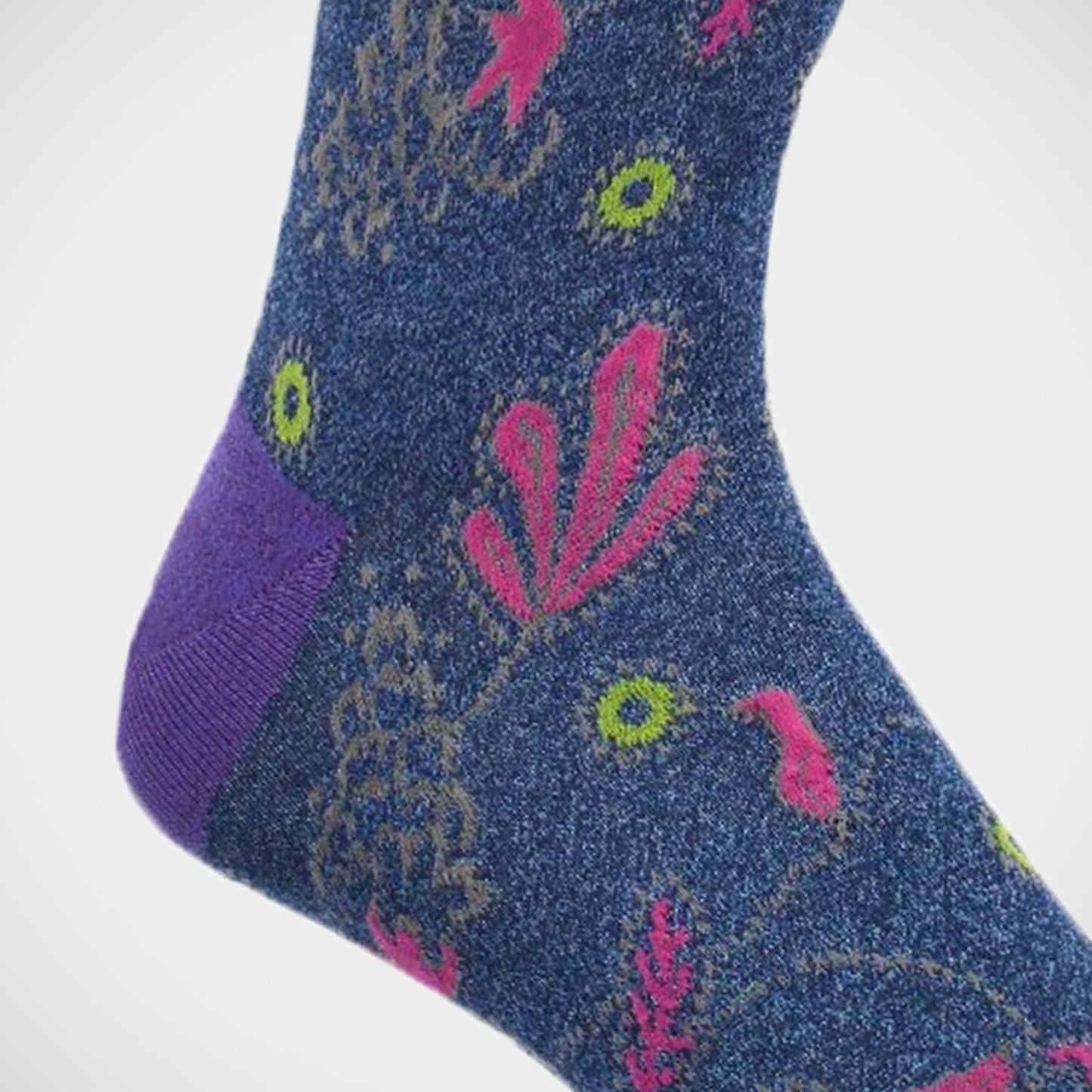 'Floral on Denim' Socks