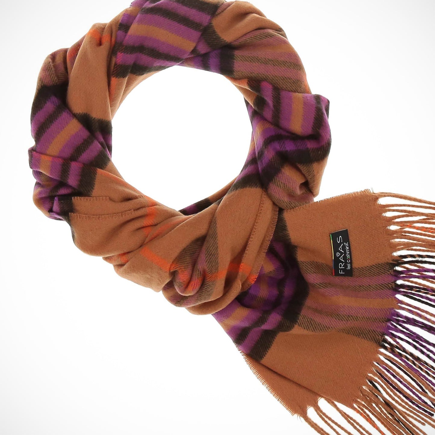 'Fun Plaid - Camel' Scarf