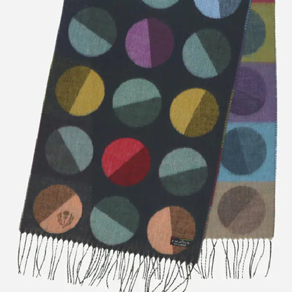 'Bold Dots - Navy' Scarf