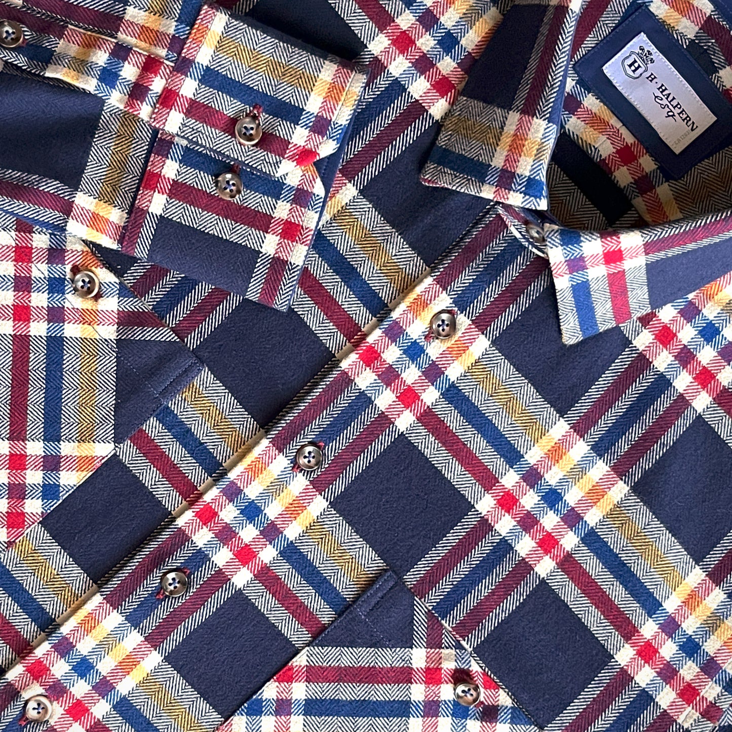 'Bold Check Overshirt' Sport Shirt