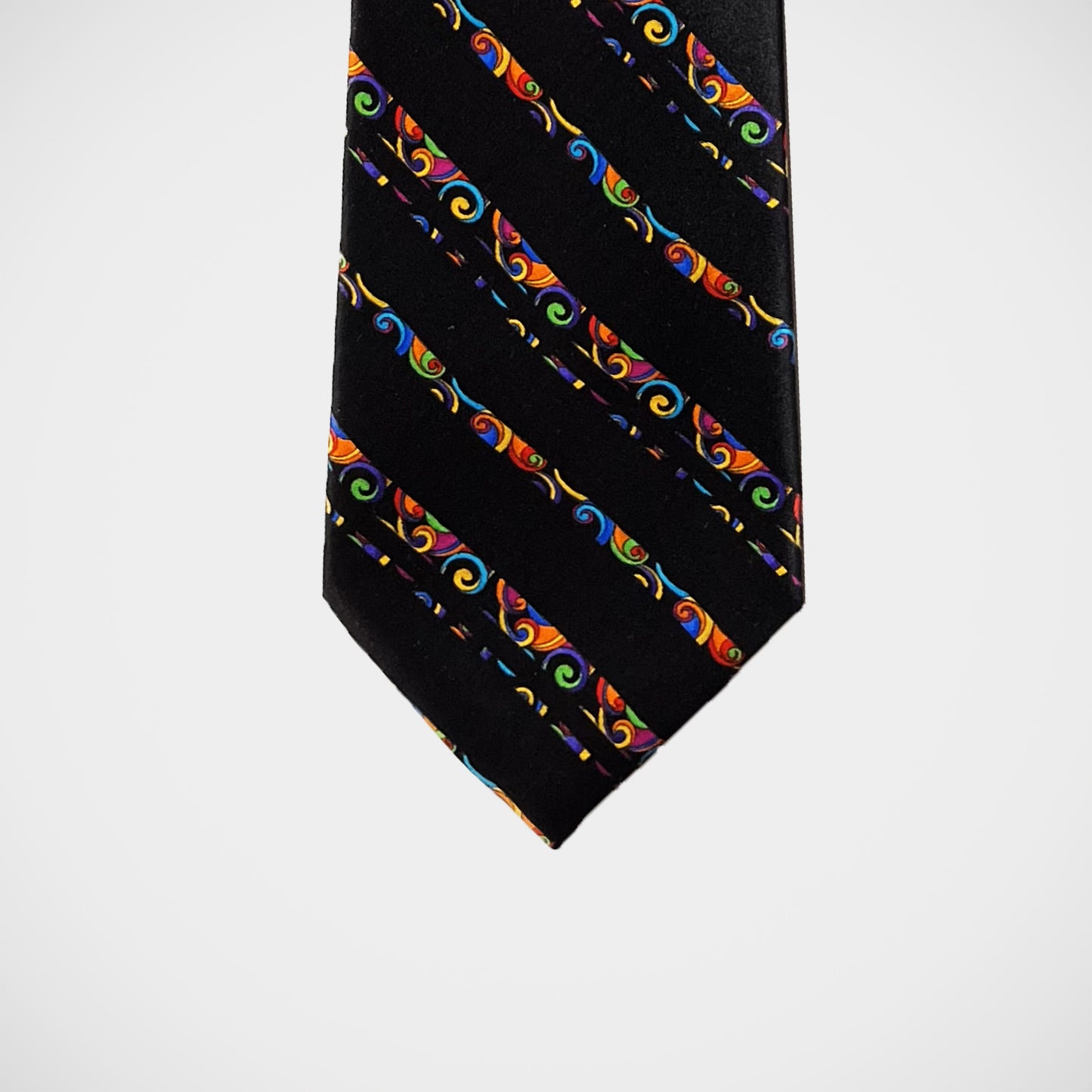 'Contrast Knot in Black' Tie