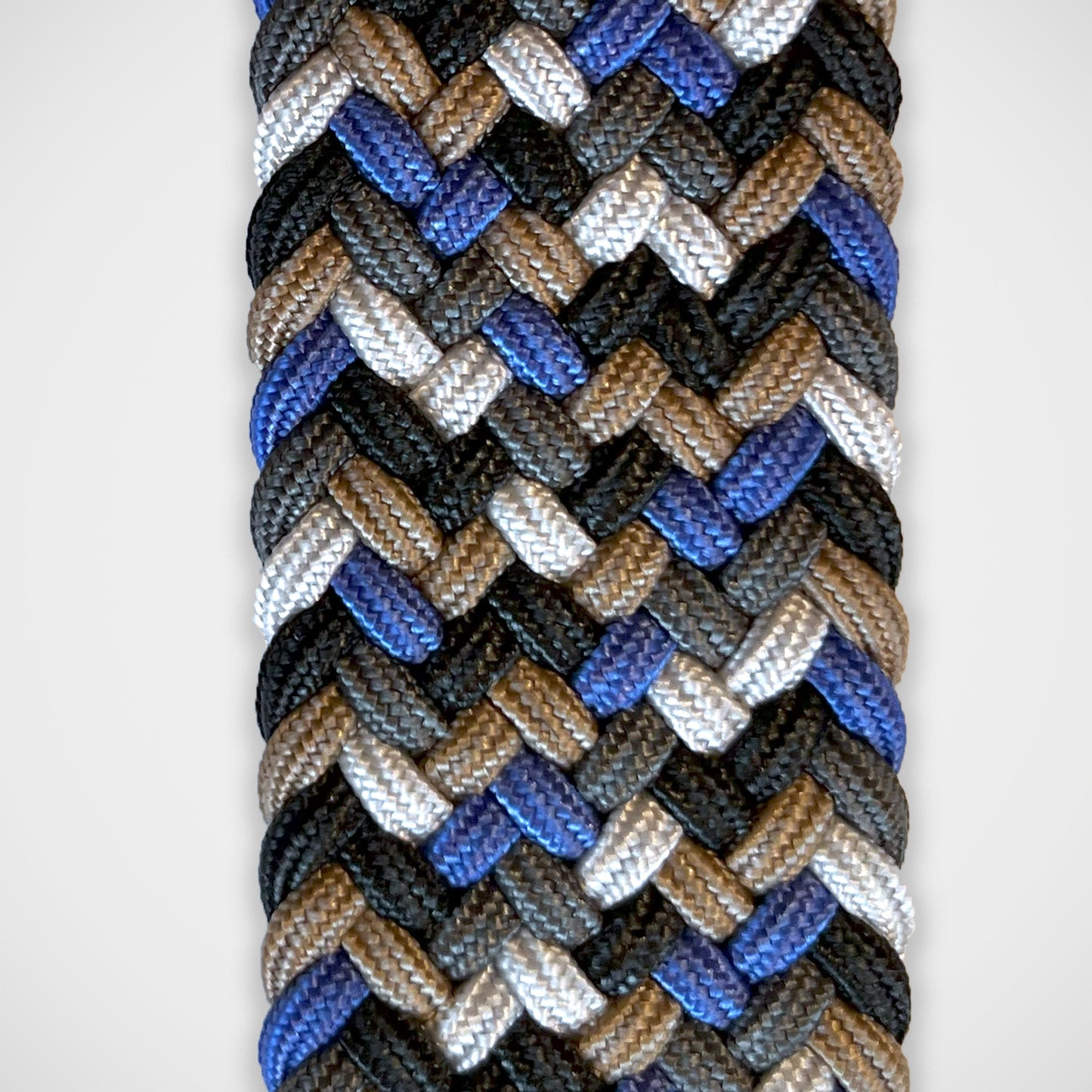 'Blue and Tan Stretch' Belt