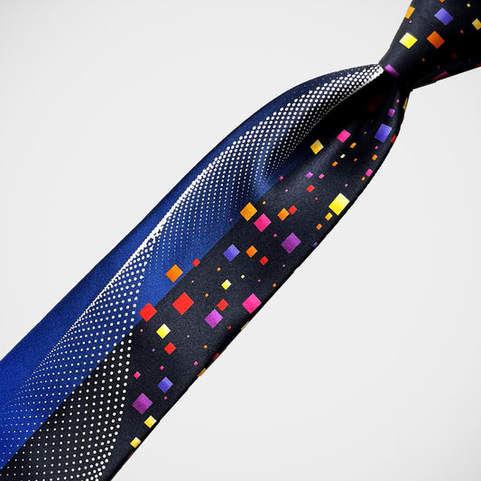 'Cubes on Royal' Tie