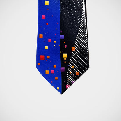 'Cubes on Royal' Tie