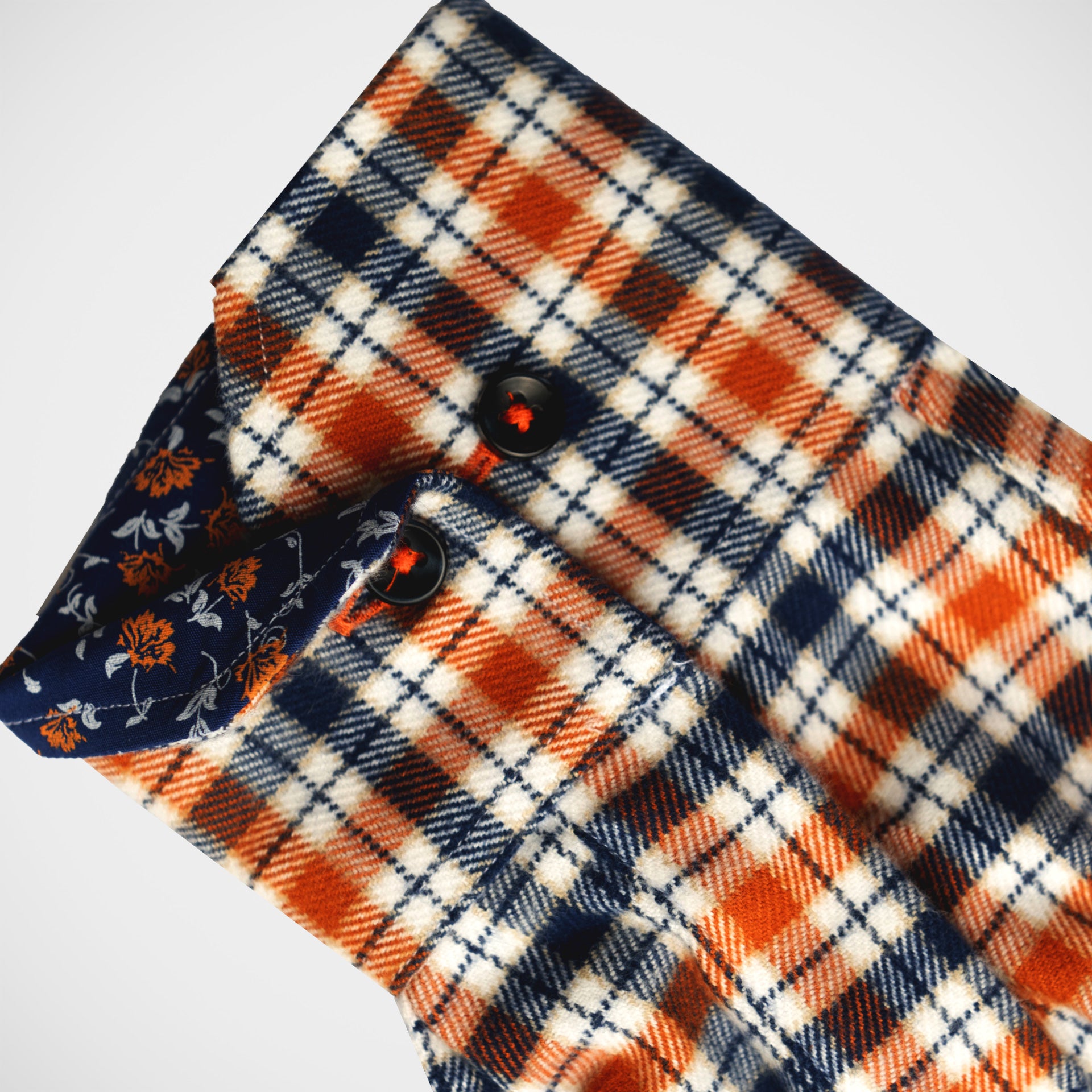 H. Halpern Esq. 'Pumpkin Spice Flannel' Sport Shirt – H. HALPERN ESQ.