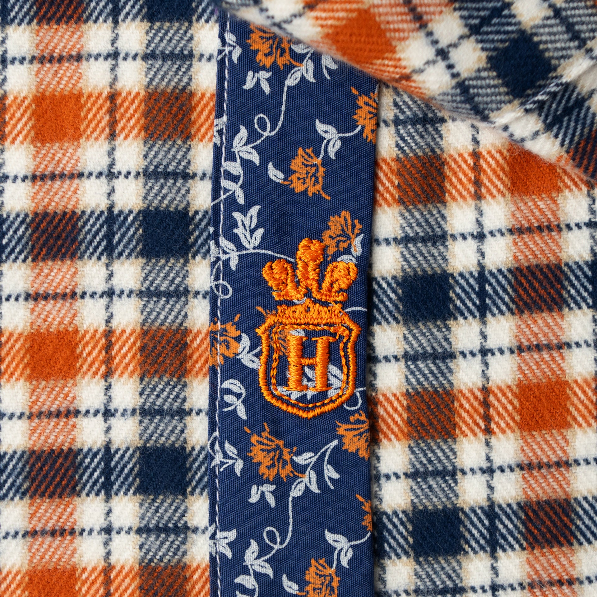 H. Halpern Esq. 'Pumpkin Spice Flannel' Sport Shirt – H. HALPERN ESQ.