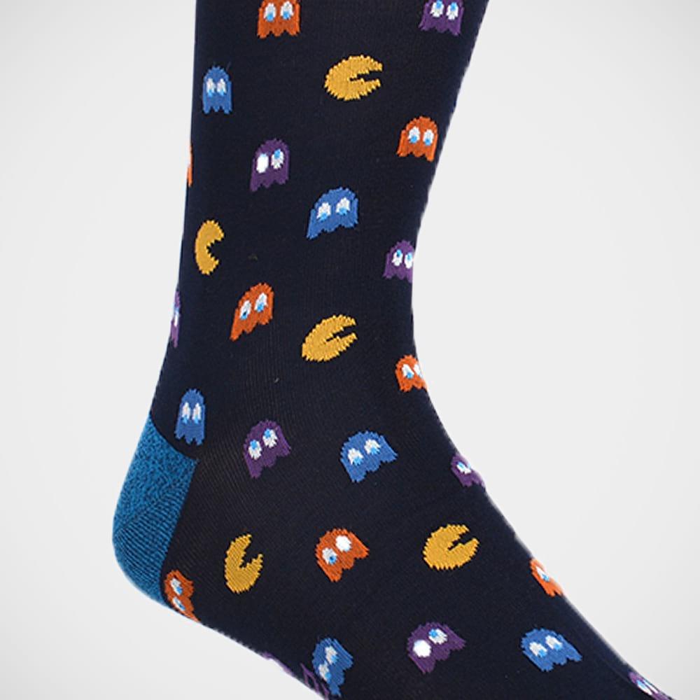 'Pac-man - Navy' Socks