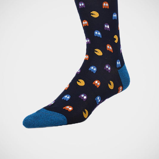 'Pac-man - Navy' Socks